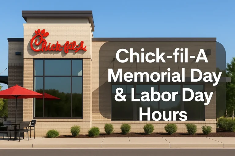 Chick-fil-A Memorial Day & Labor Day Hours