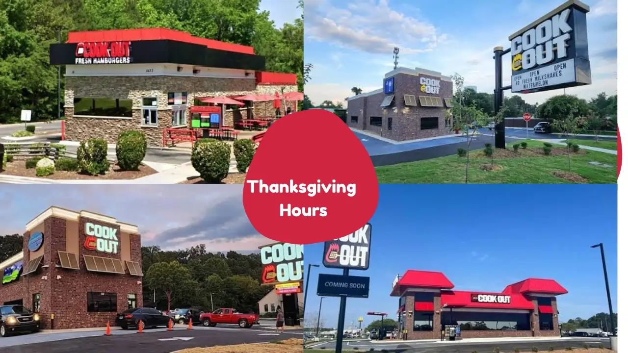 Cook Out Thanksgiving Hours