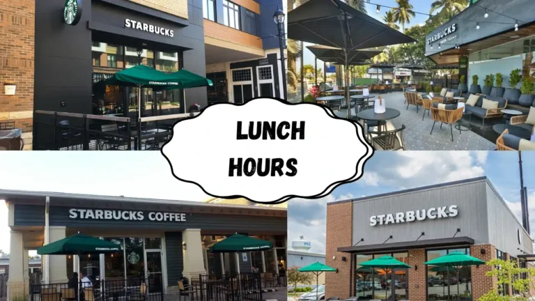 Starbucks Lunch Hours